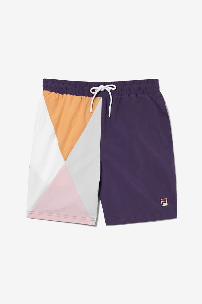 Fila Šortky Panske Frazer Printed Swim Nachový - ADJPL8037